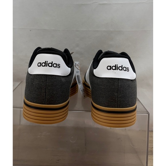 Adidas Daily 4.0 Men's Dark Gray‎ Canvas Gum Sole Lace Up Sneakers Size 11.5 - Picture 4 of 10